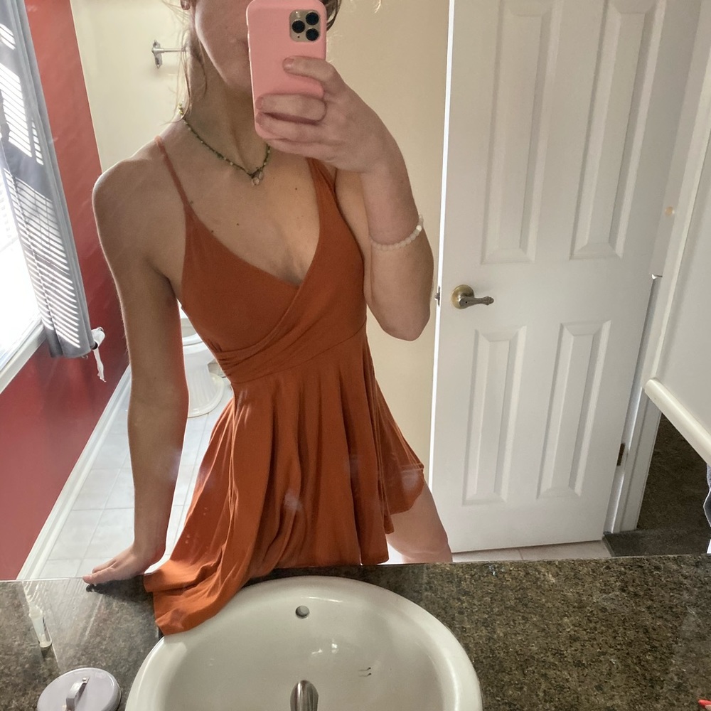 Orange dress